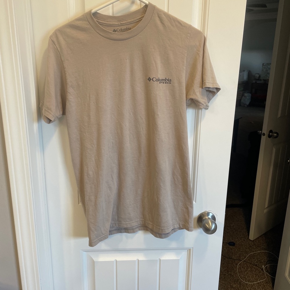 Columbia Tan Short Sleeve Tee